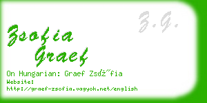 zsofia graef business card